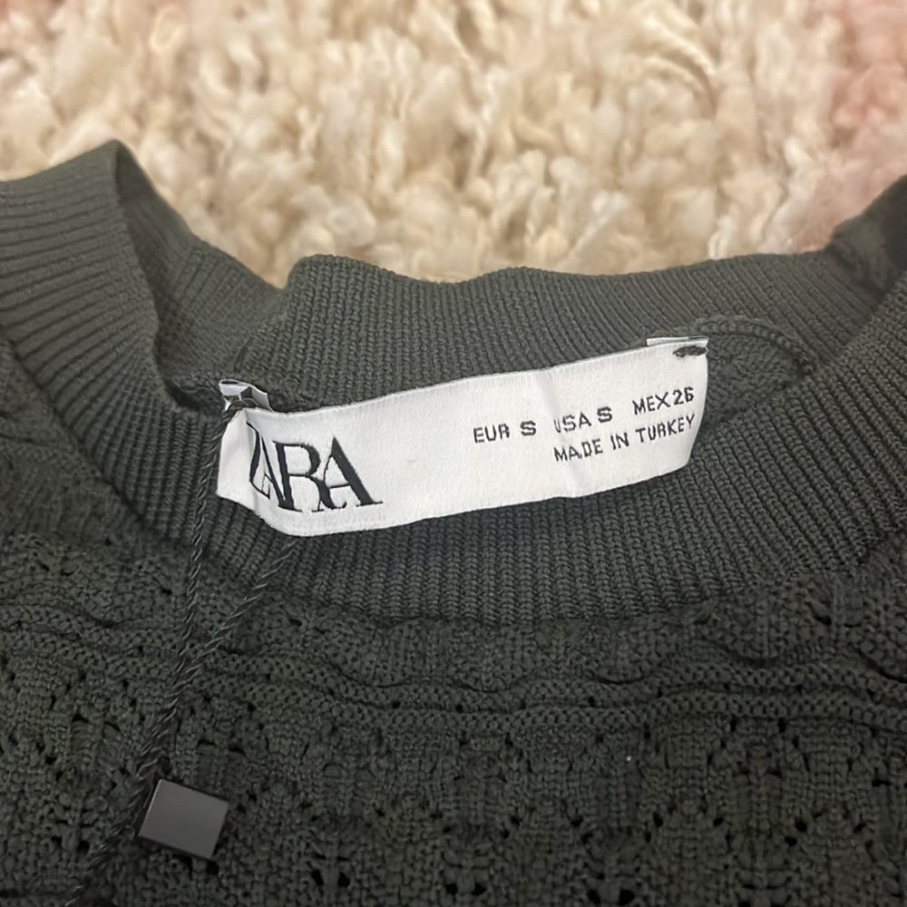 Zara Ruffle Sleeve Sweater - Picture 2 of 4